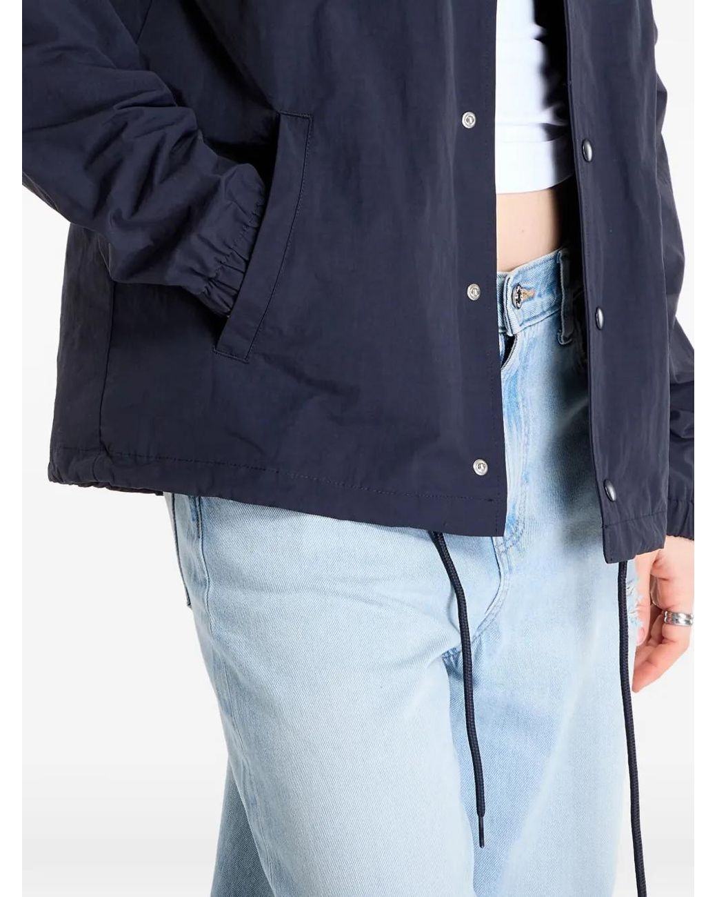 KTZ Blue Mlb Coaches Jacket