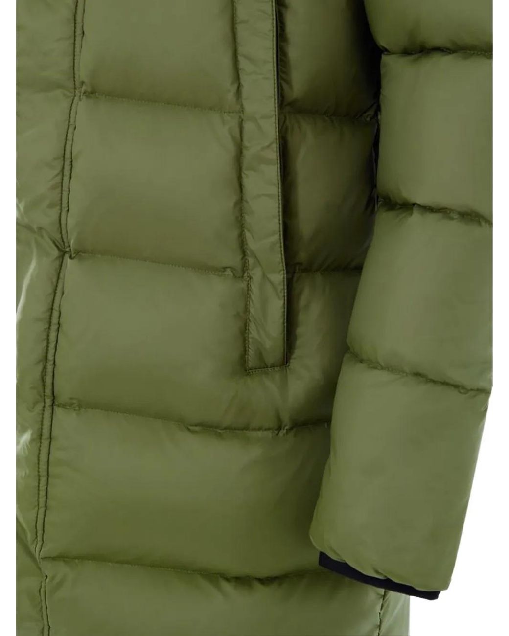 Moose Knuckles Green Padded Hooded Jacket for men