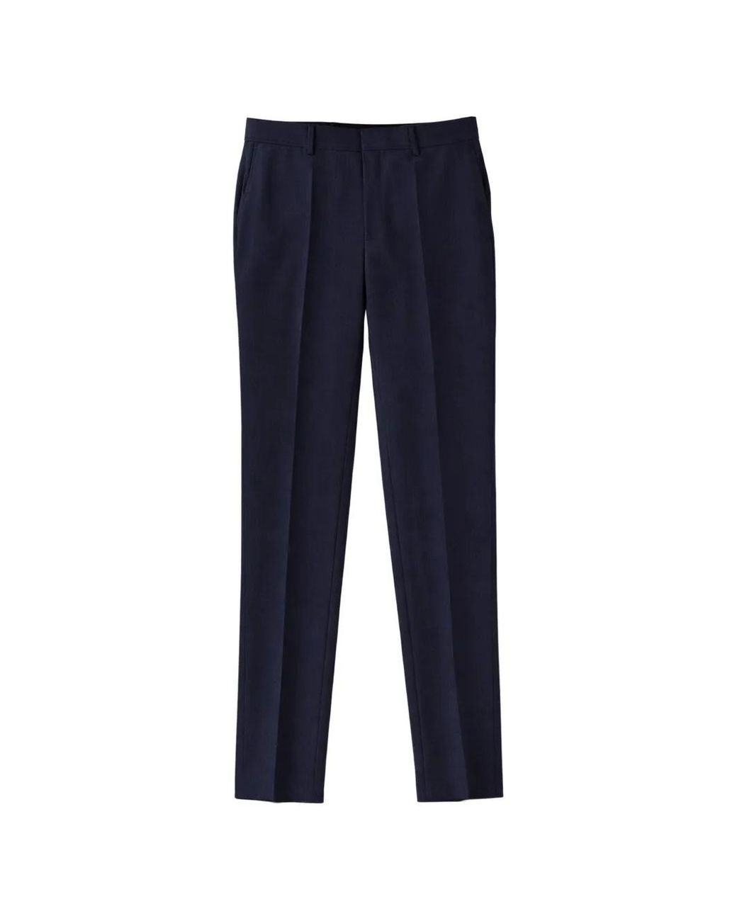 Boss Blue Pleated Trousers for men