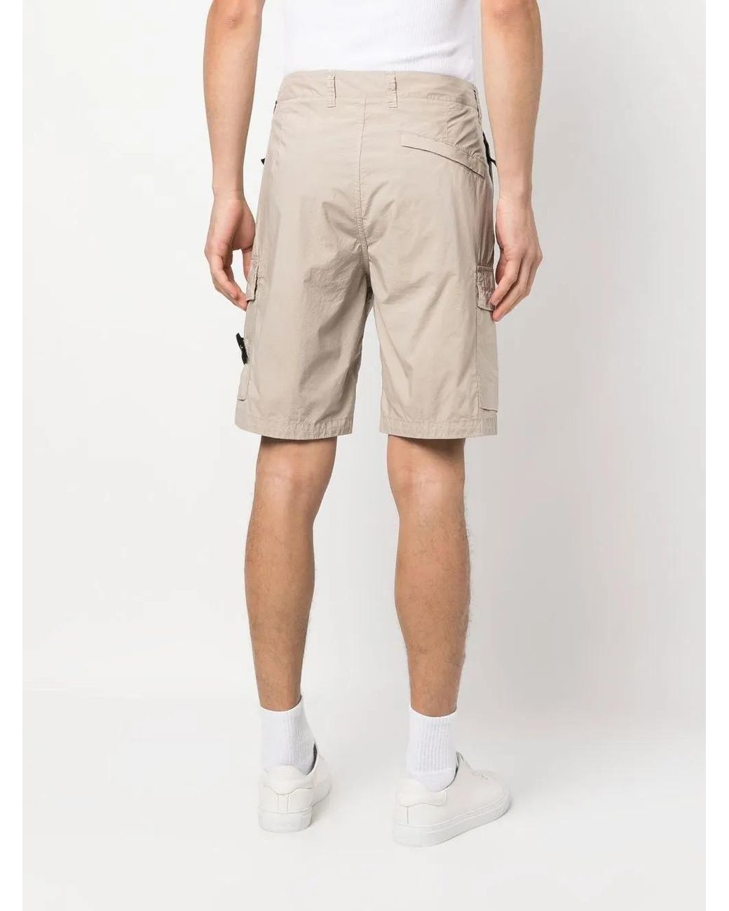 Stone Island Natural Bermuda Cargo for men