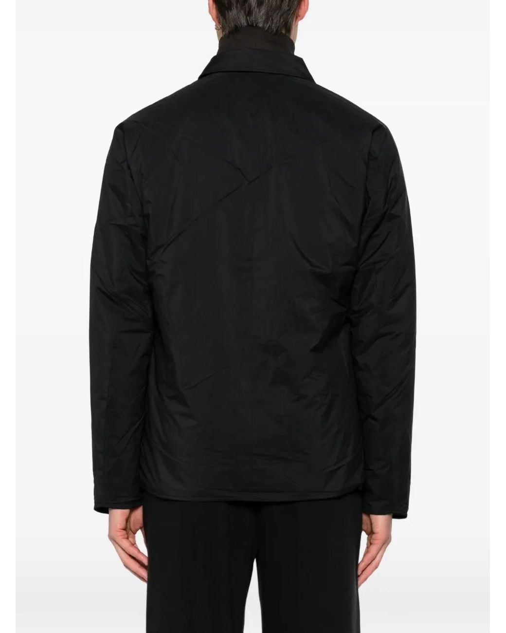MACRON Black Logo-Patch Jacket for men