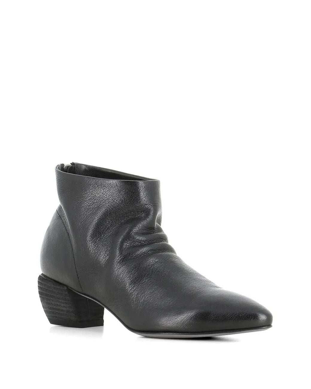 Officine Creative Gray Pointed-Toe Zip Boots