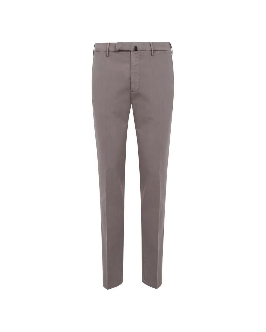 Incotex Gray Chino Trousers for men