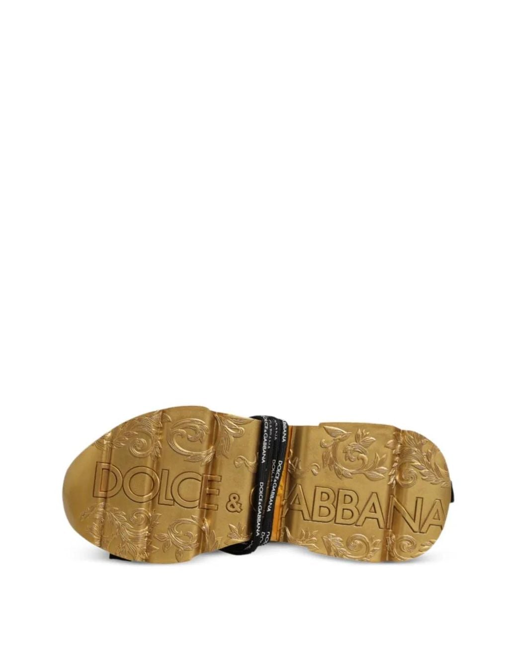 Dolce & Gabbana Black Daymaster Logo-Tape Sneakers for men