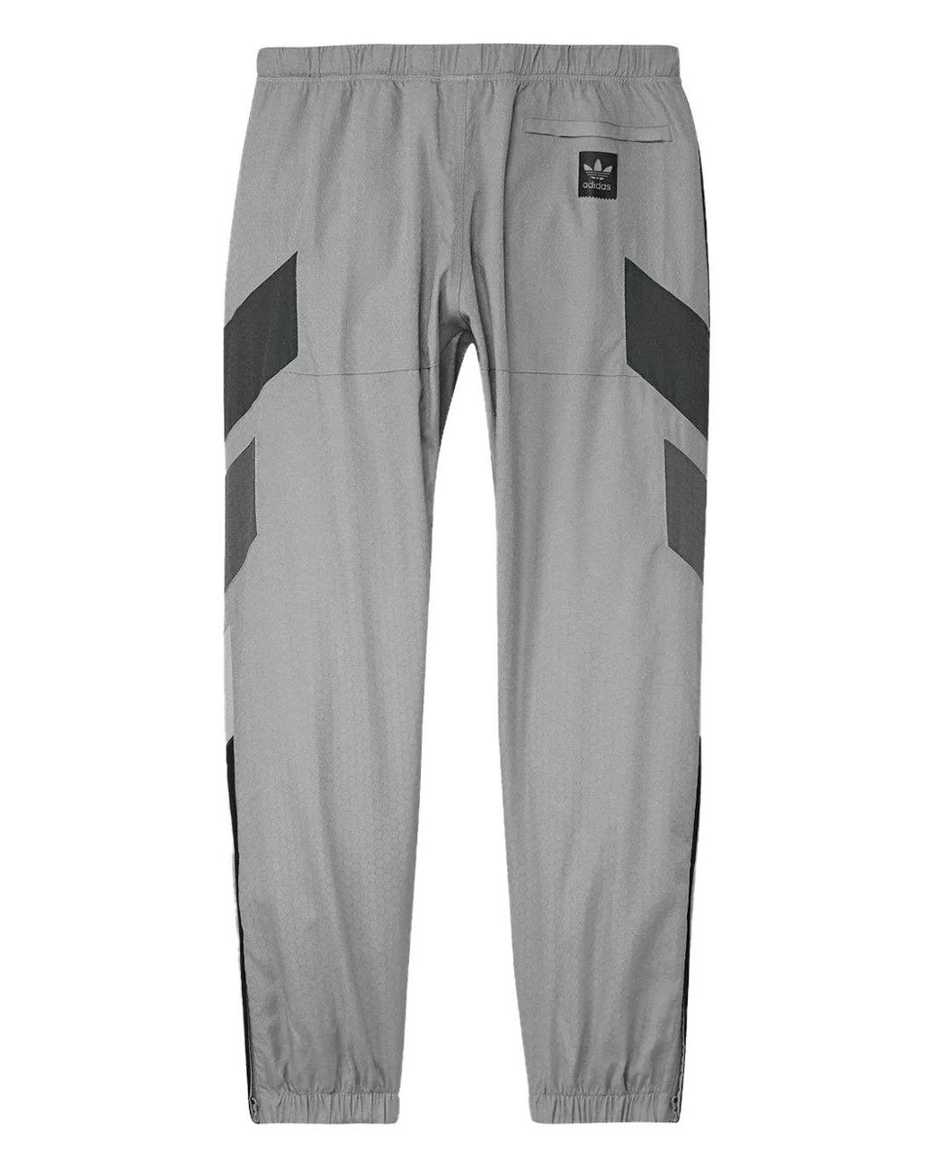 Adidas Gray Chevron Track Pants for men