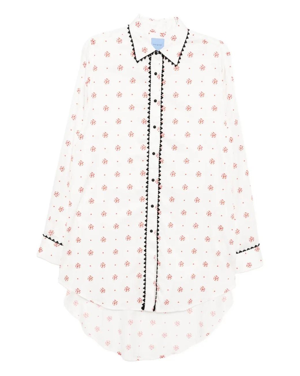 Macgraw White Sibling Shirt Dress