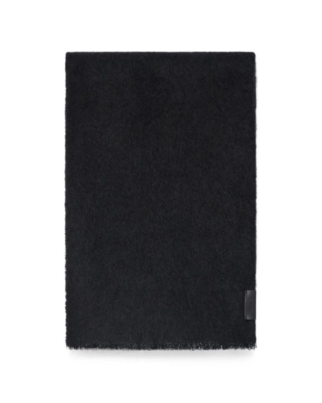 Lemaire Black Fluffy Scarf