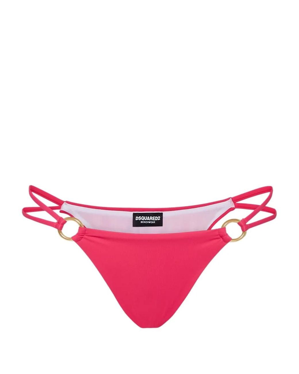 Bragas De Bikini Con Aberturas DSquared² de color Pink