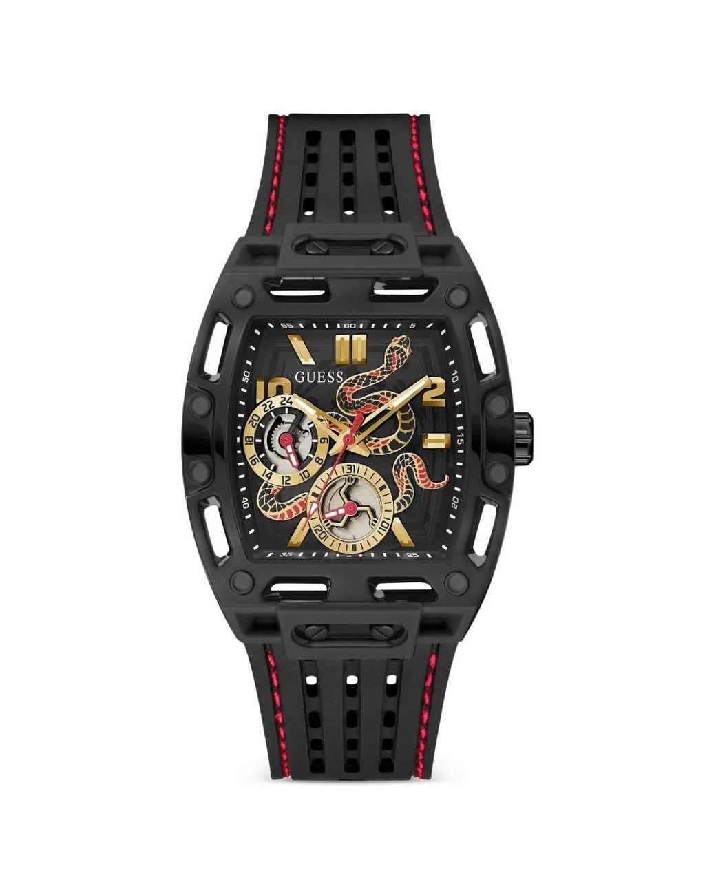 Guess Black Montre Phoenix 41.5 Mm for men
