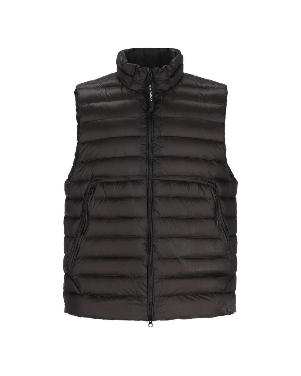 C P Company Black D.D. Shell Down Gilet for men