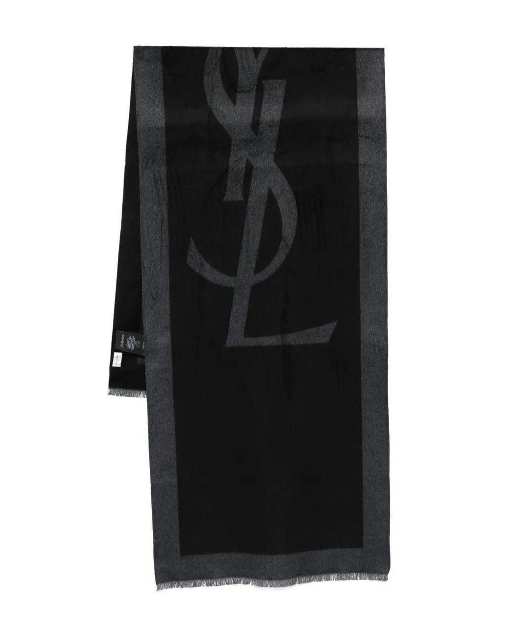 Saint Laurent Black Cassandra Scarf