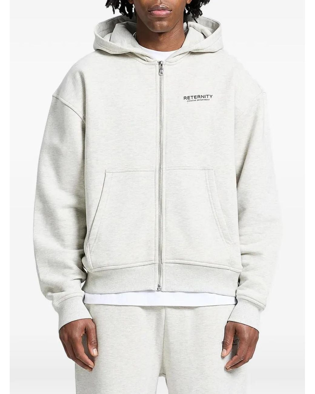 Sudadera Creative Dept. Con Capucha RETERNITY de hombre de color White