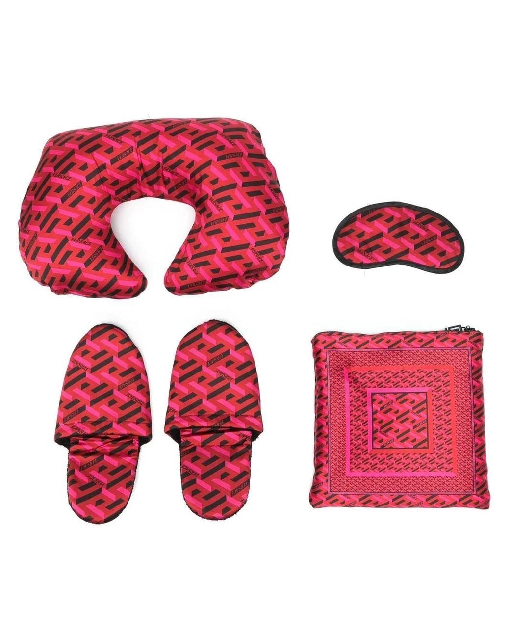 Set Da Viaggio di Versace in Red
