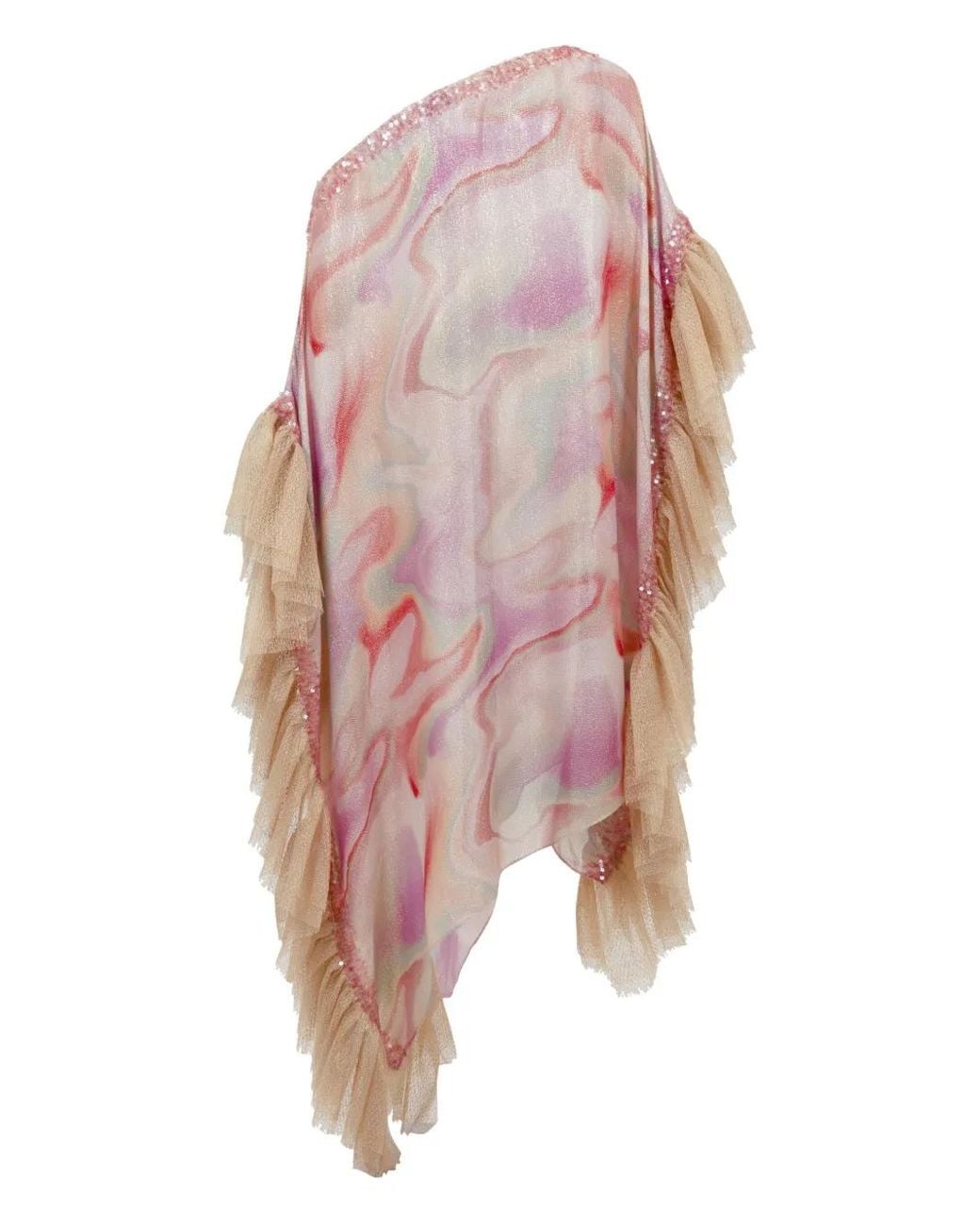 SANA OSMANI Pink Mirma Sequin Kaftan