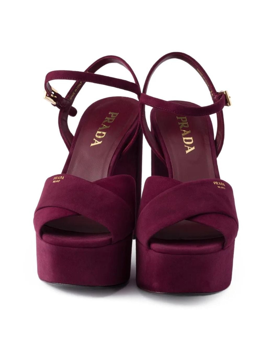 Sandali di Prada in Purple