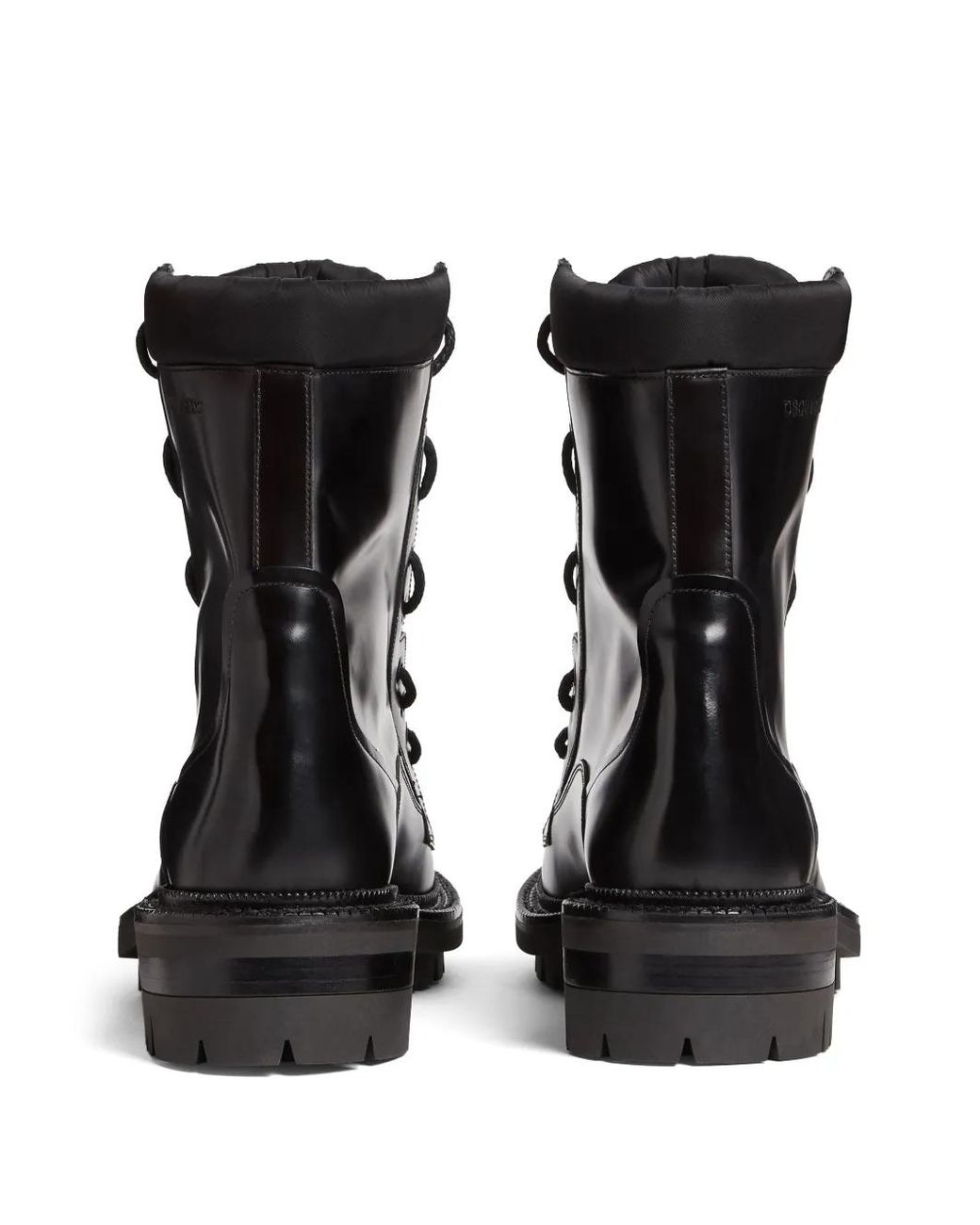 DSquared² Black Army Combat Boots for men