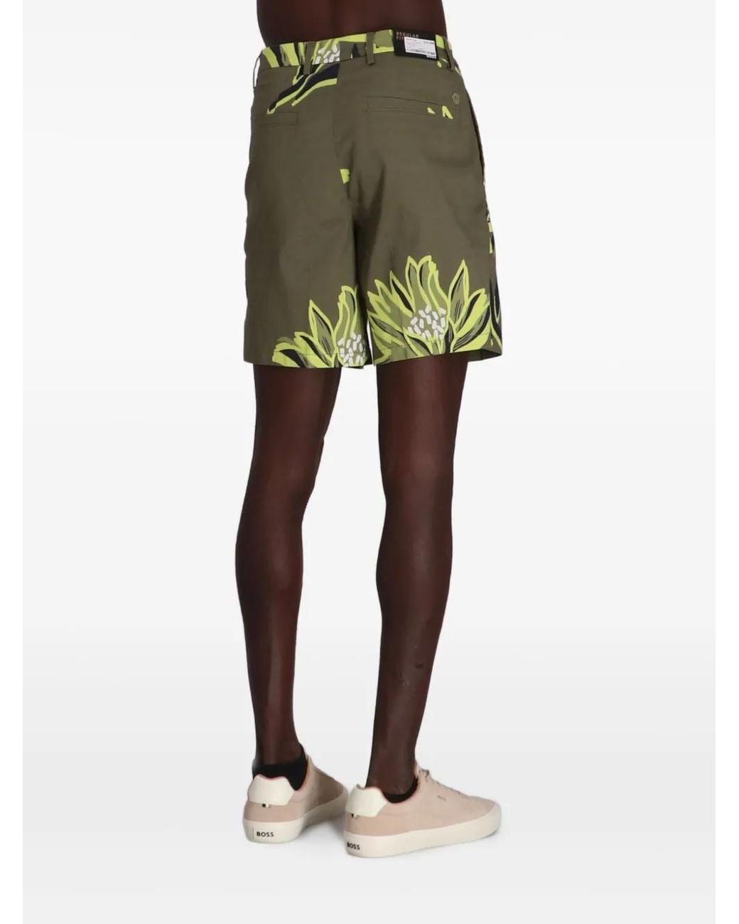 Boss Green Printed Shorts for men