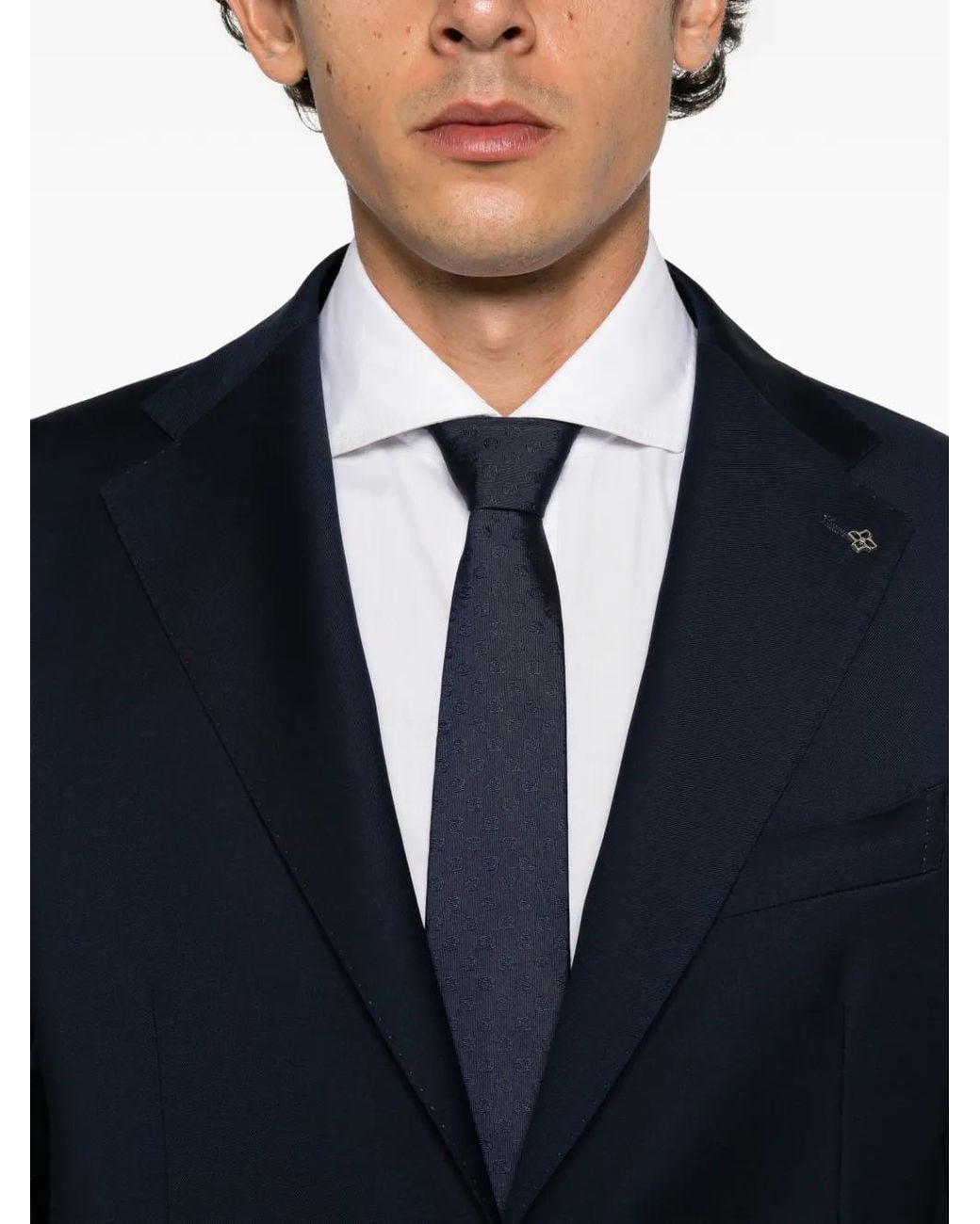 Tagliatore Blue Single-Breasted Suit for men