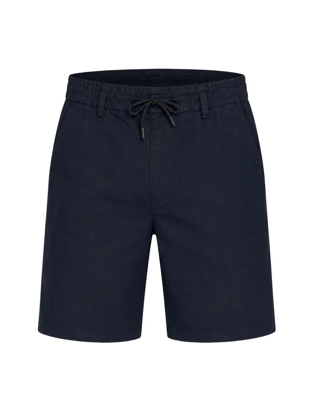 Boss Blue Drawstring-Waist Bermuda Shorts for men