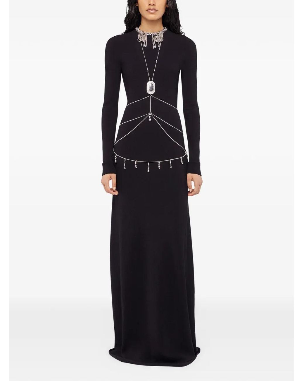 Rabanne Blue Maxi Backless Dress