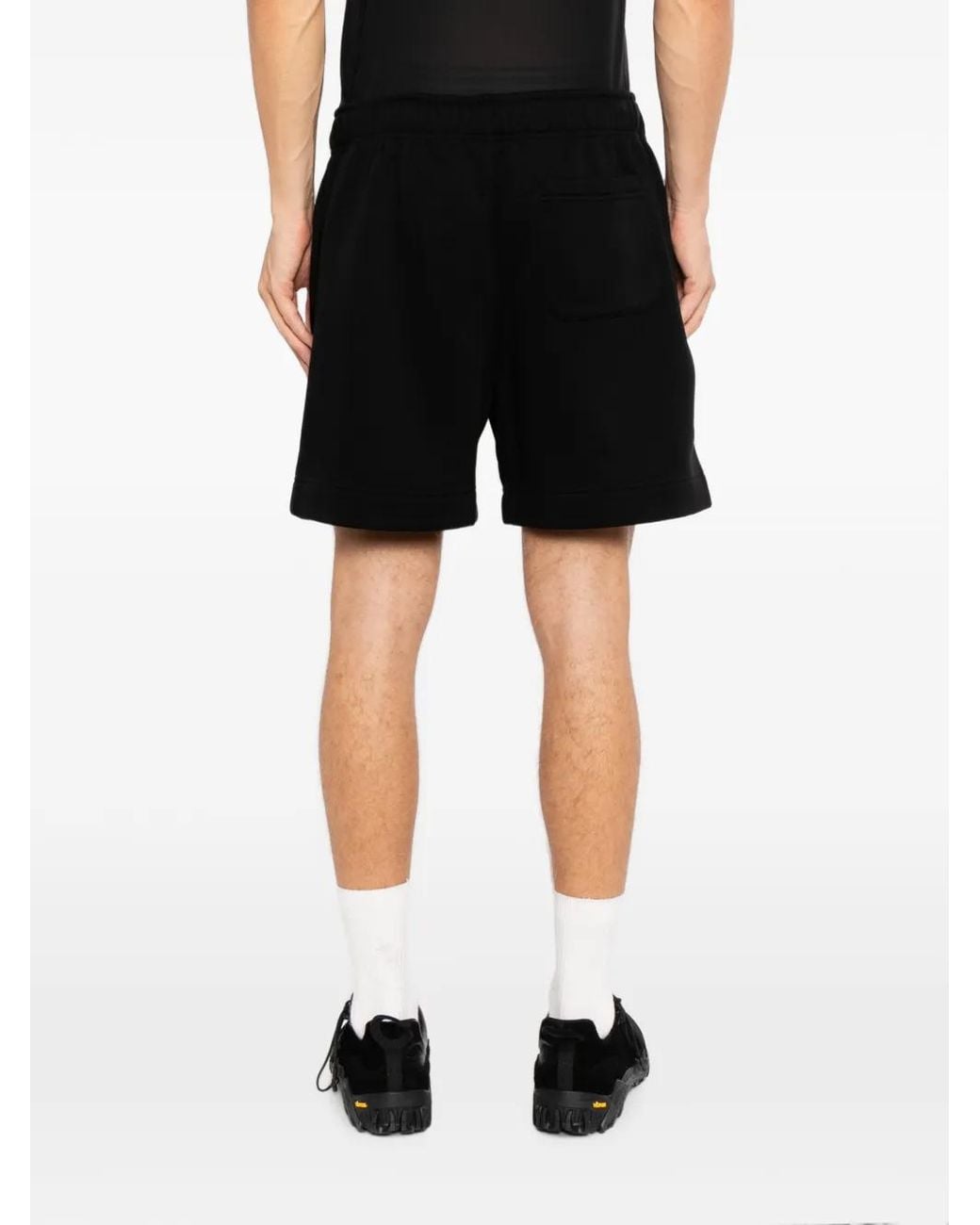 Melt Black Graphic-Print Shorts for men