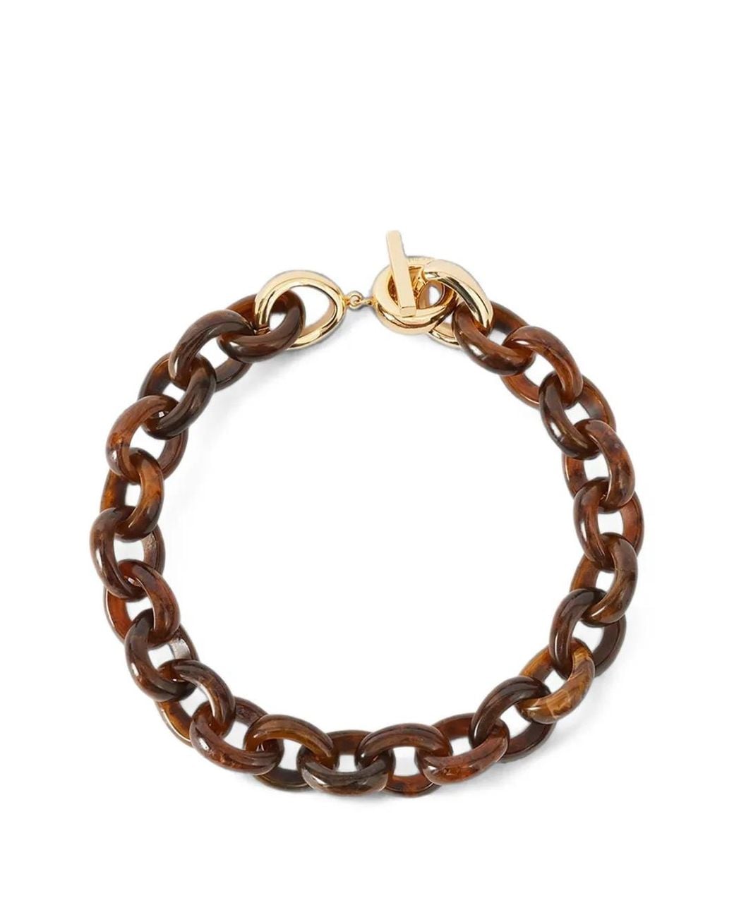 Joseph Metallic Chunky-Link Toggle-Fastening Necklace
