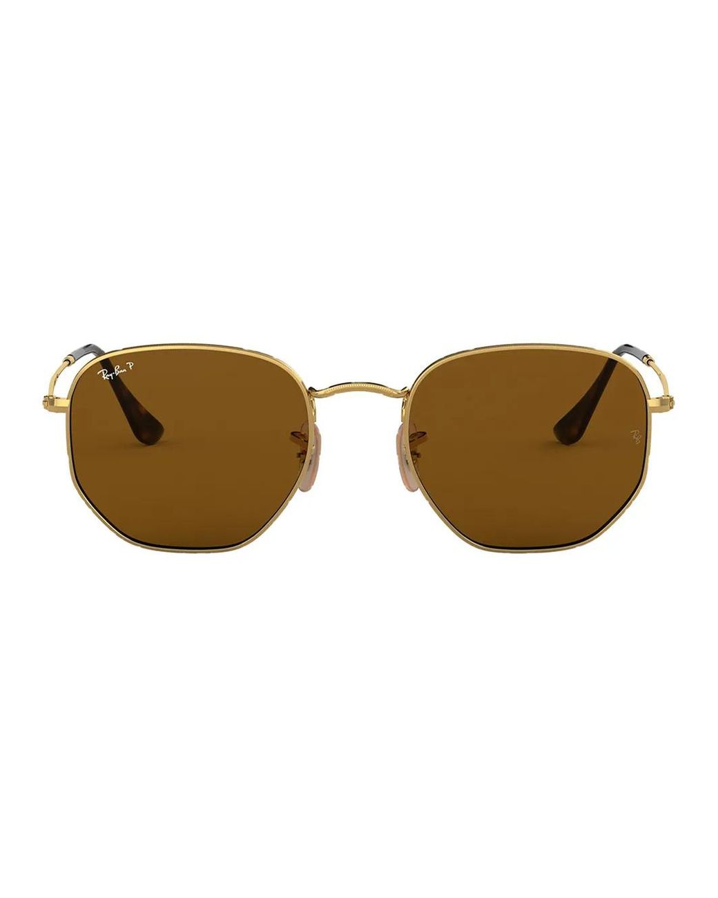 Ray-Ban Brown Round-Frame Sunglasses