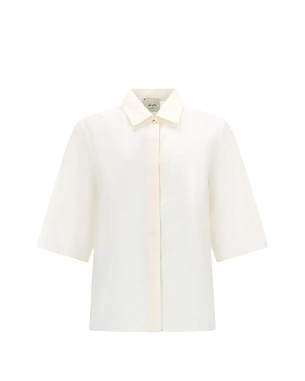 Alysi White Short-Sleeve Shirt