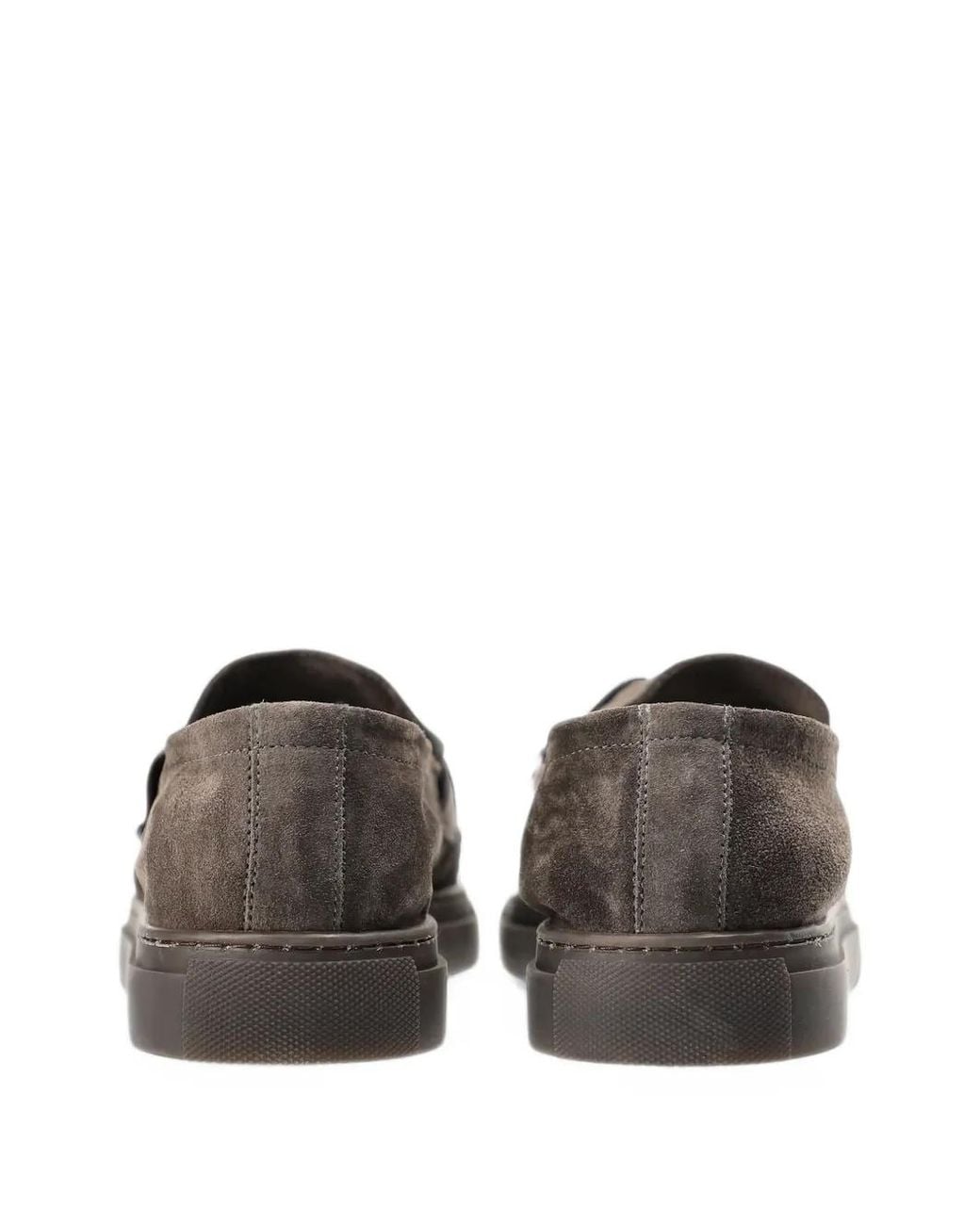 COPENHAGEN Brown Suede Slip-On Sneakers for men