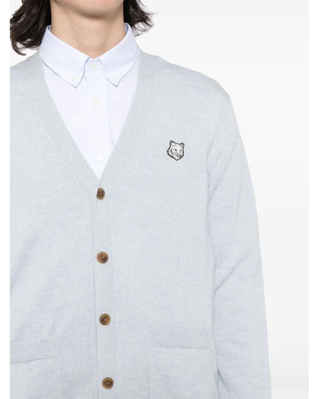 Maison Kitsuné Blue Sweaters for men
