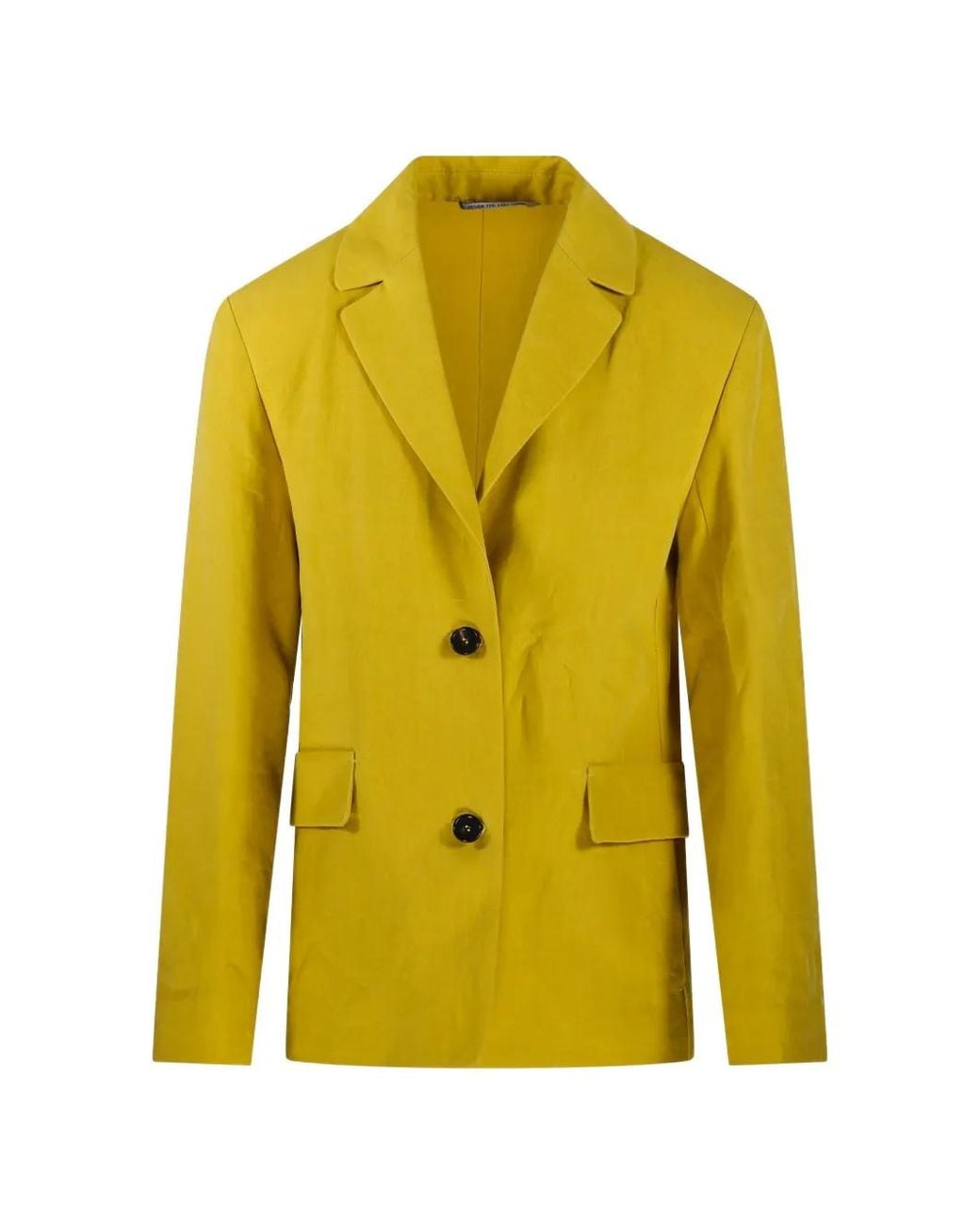 Blazer Con Botones Max Mara de color Yellow