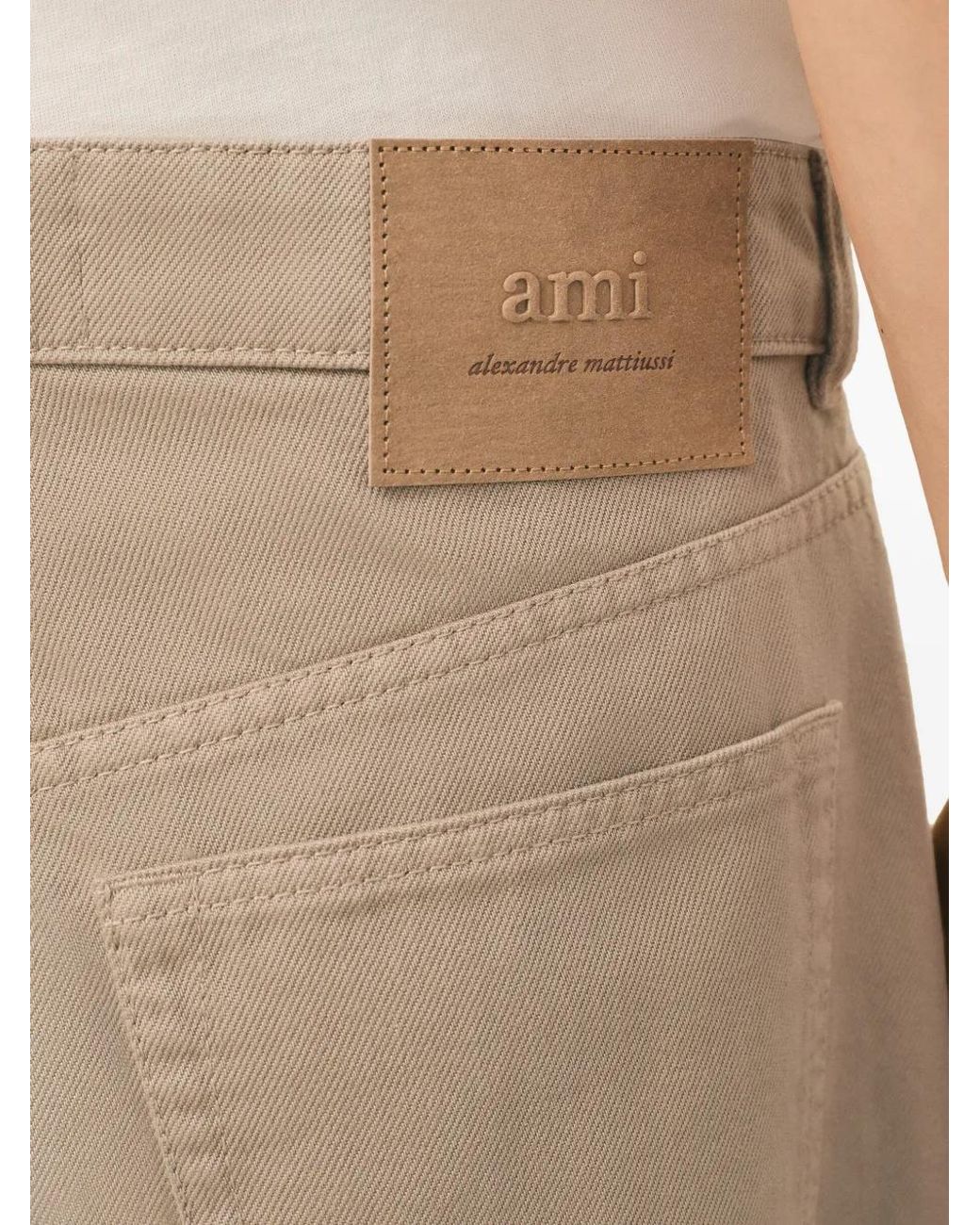 AMI Natural Five-Pocket Loose-Fit Jeans for men