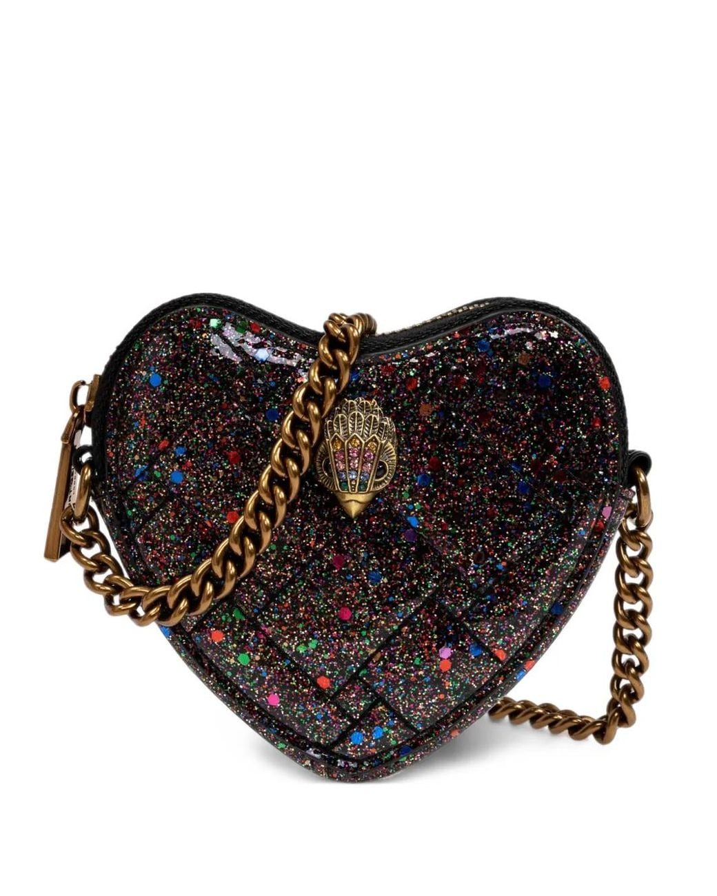 Kurt Geiger Black Sac À Bandoulière Micro Heart