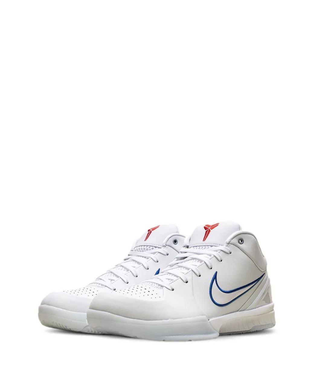 Nike White Zoom Kobe 4 Protro Sneakers for men