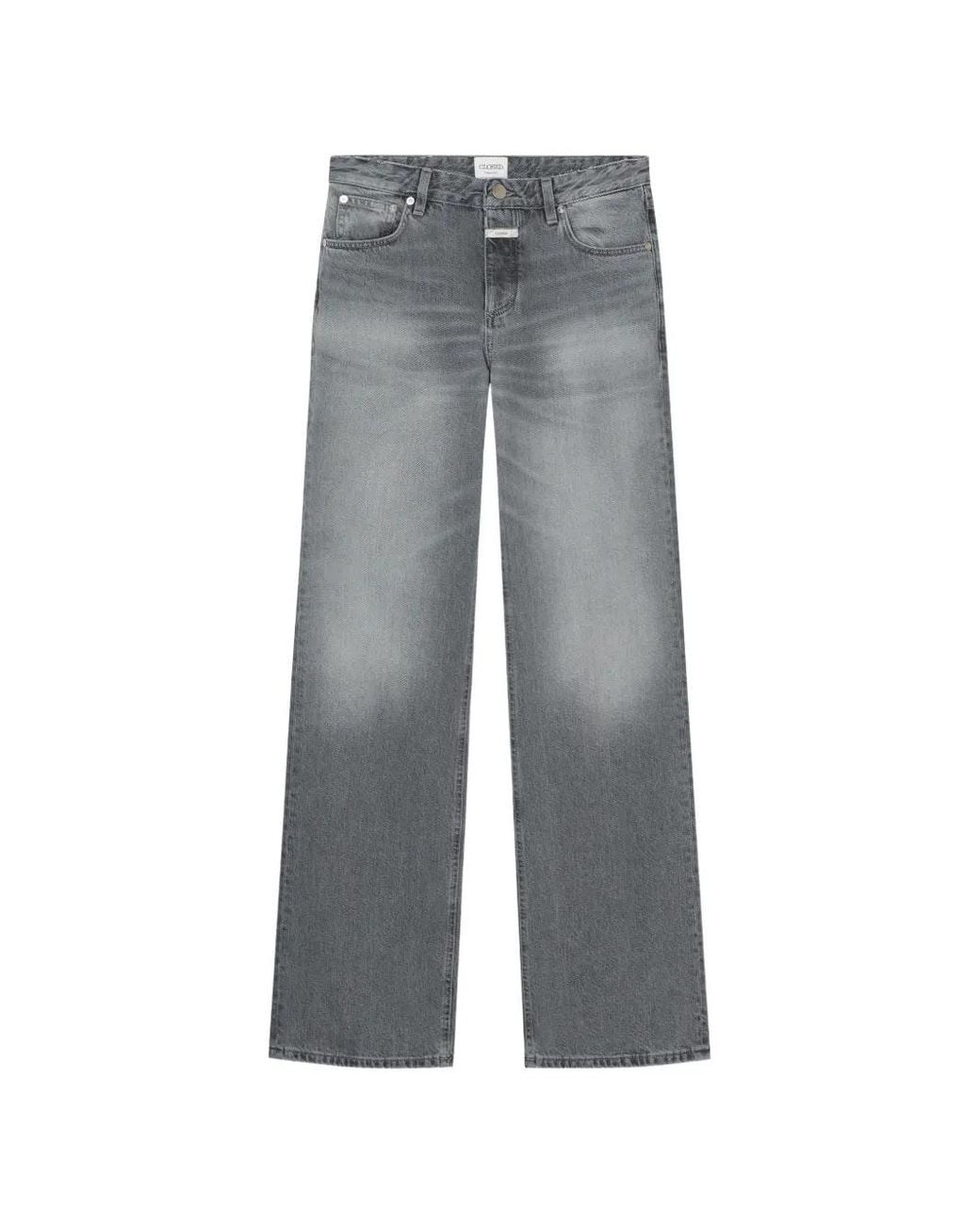 Closed Gray Gillian Faded-Effect Jeans