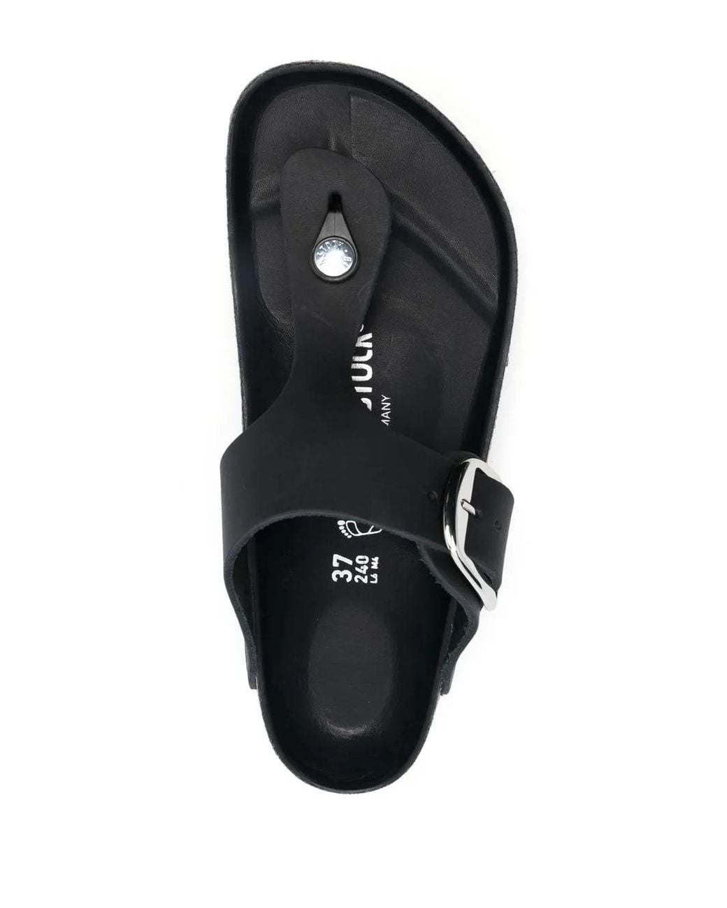 Birkenstock Black Gizeh Big Buckle