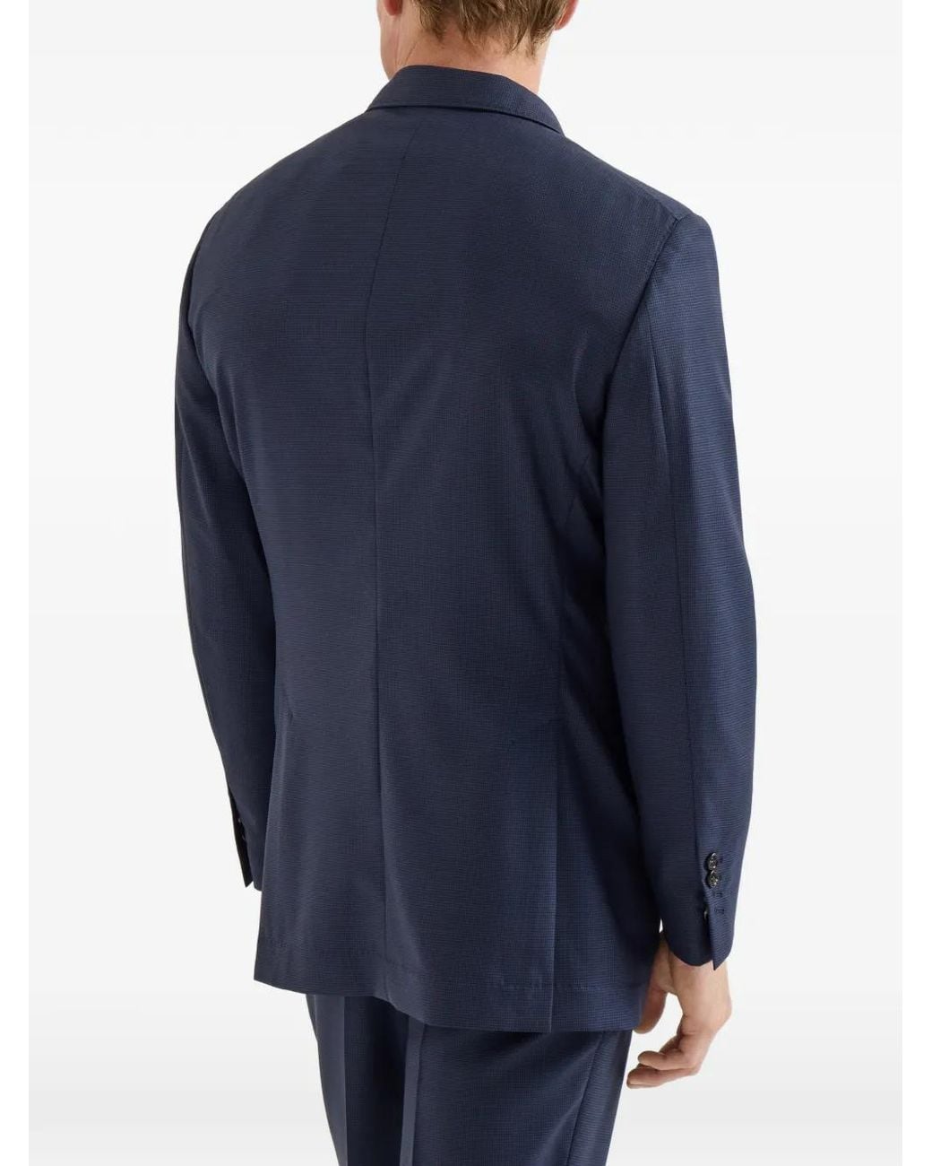 Brunello Cucinelli Cavallo Tailor Blazer in het Blue voor heren