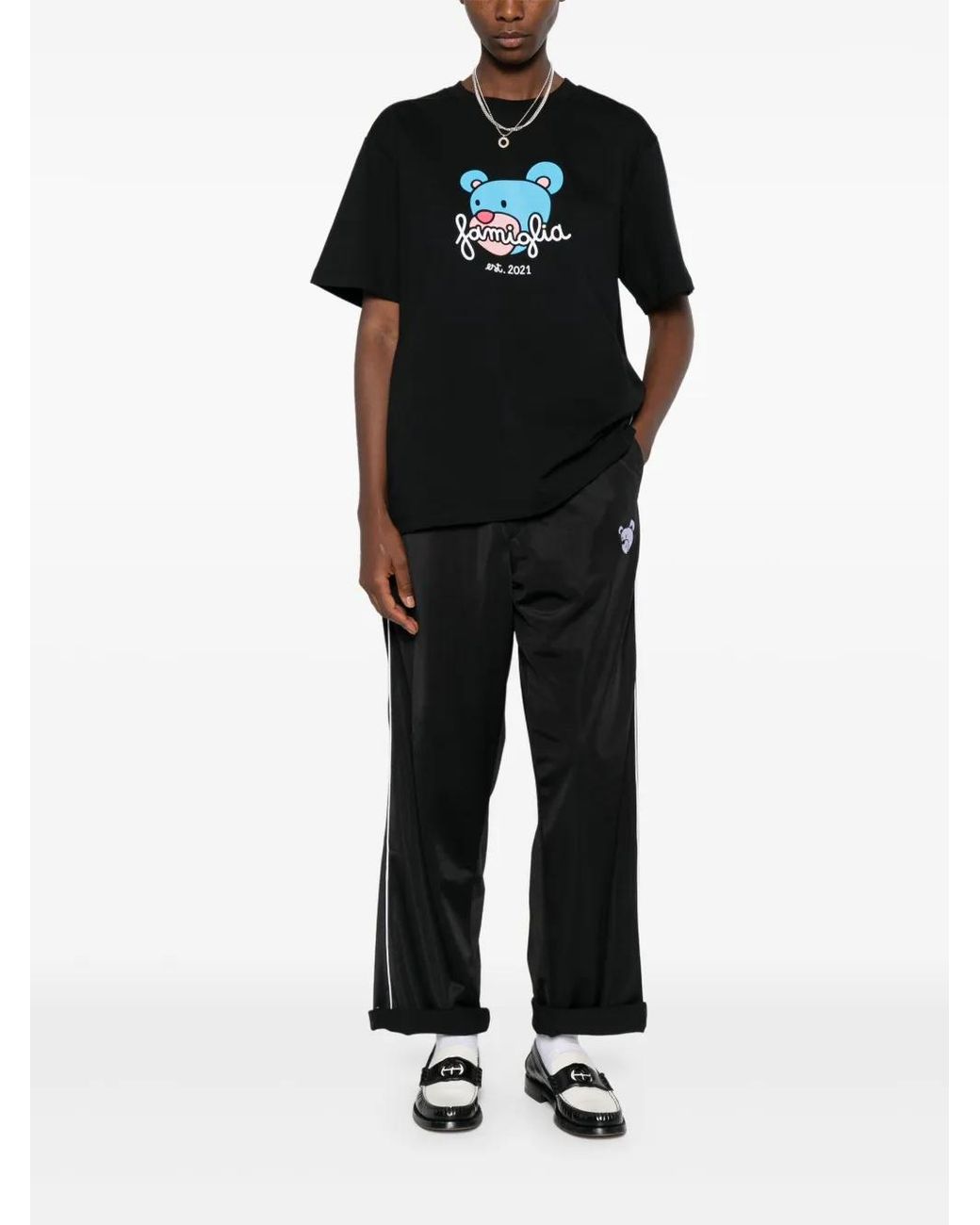 INBETWEENERS Black Logo-Appliqué Track Pants