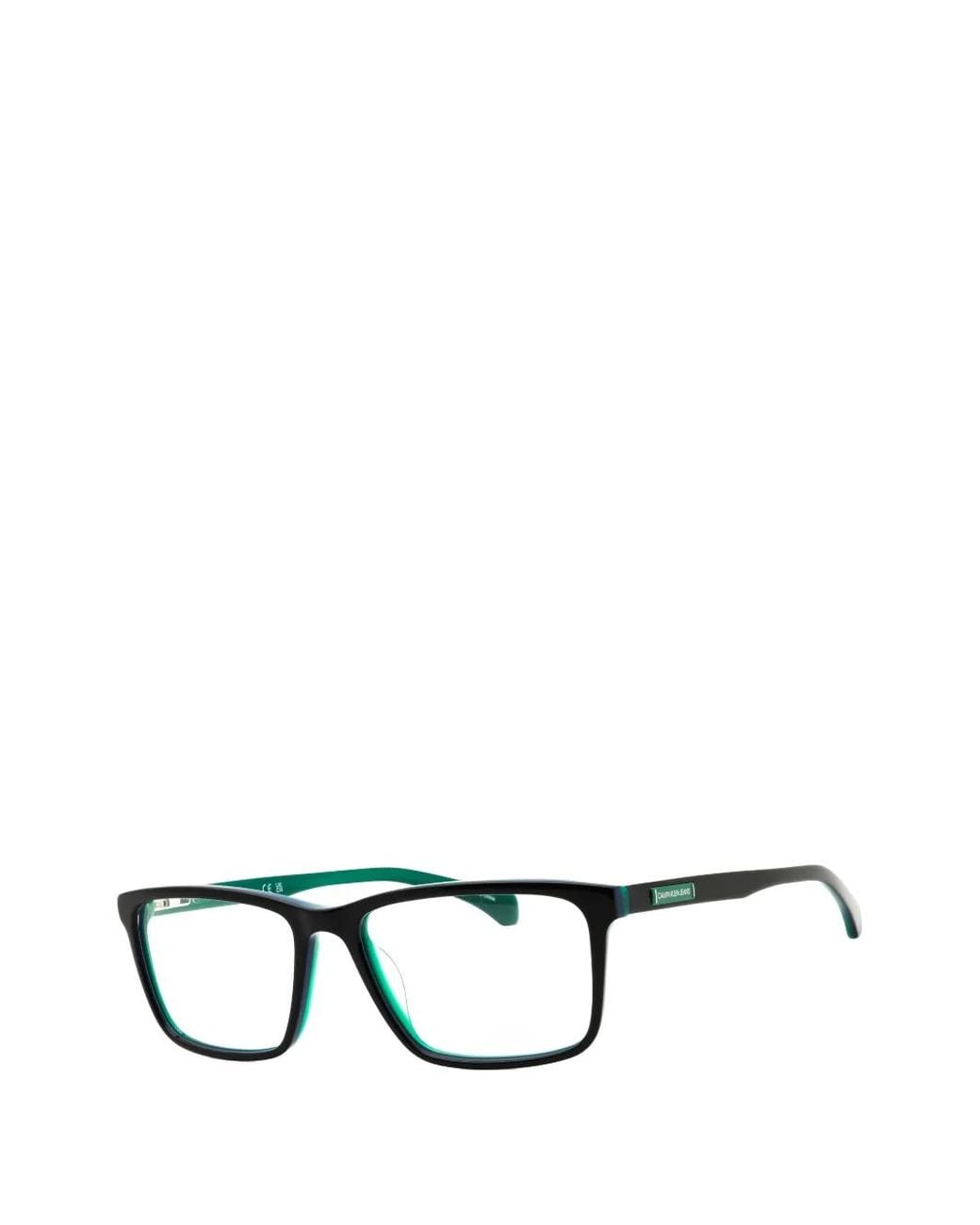 Calvin Klein Black Rectangle-Frame Glasses for men