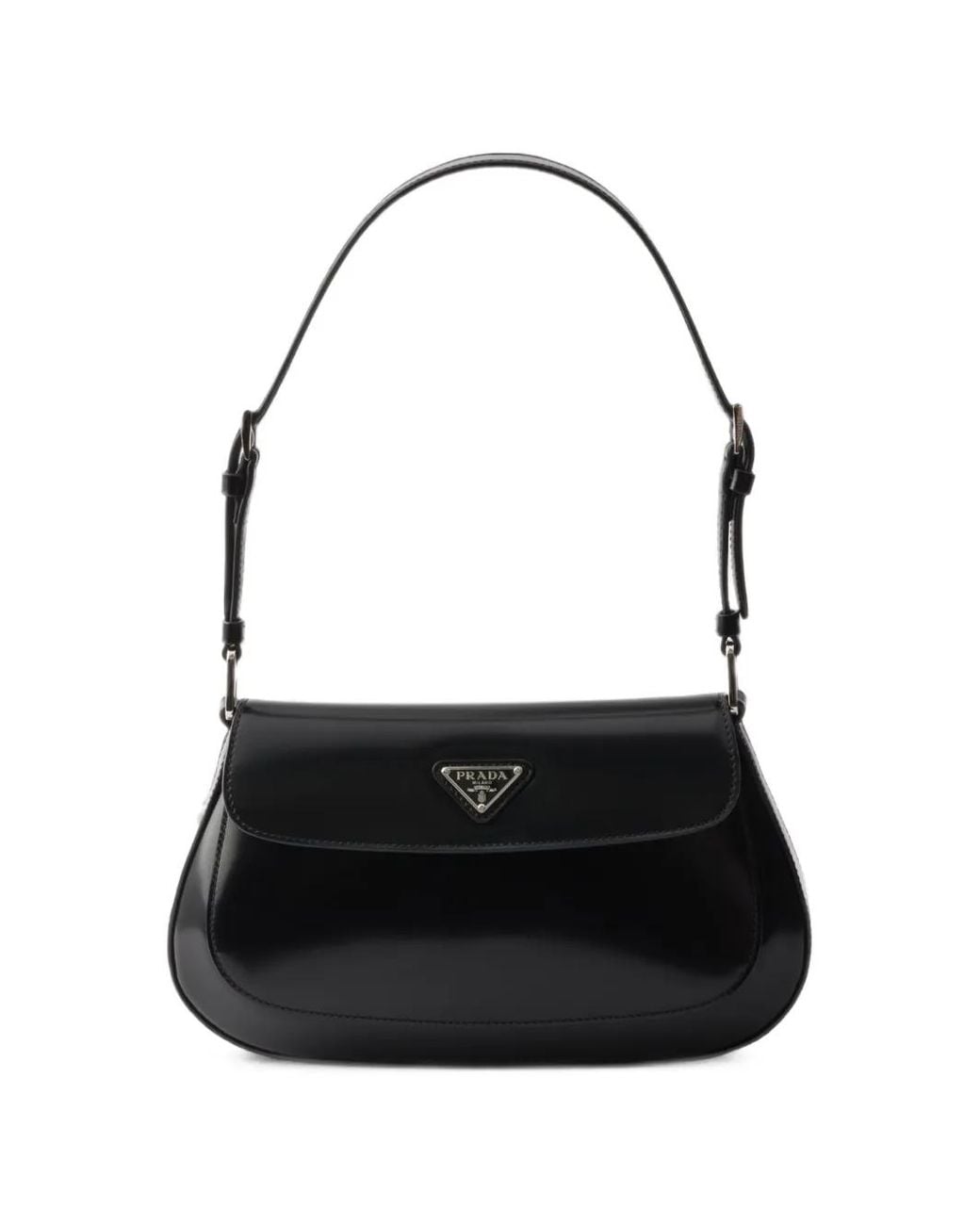 Borsa A Spalla Cleo di Prada in Black