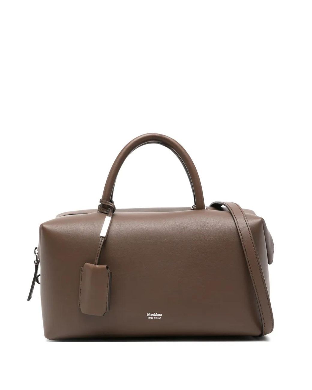 Max Mara Brown Holdallm Tote Bag