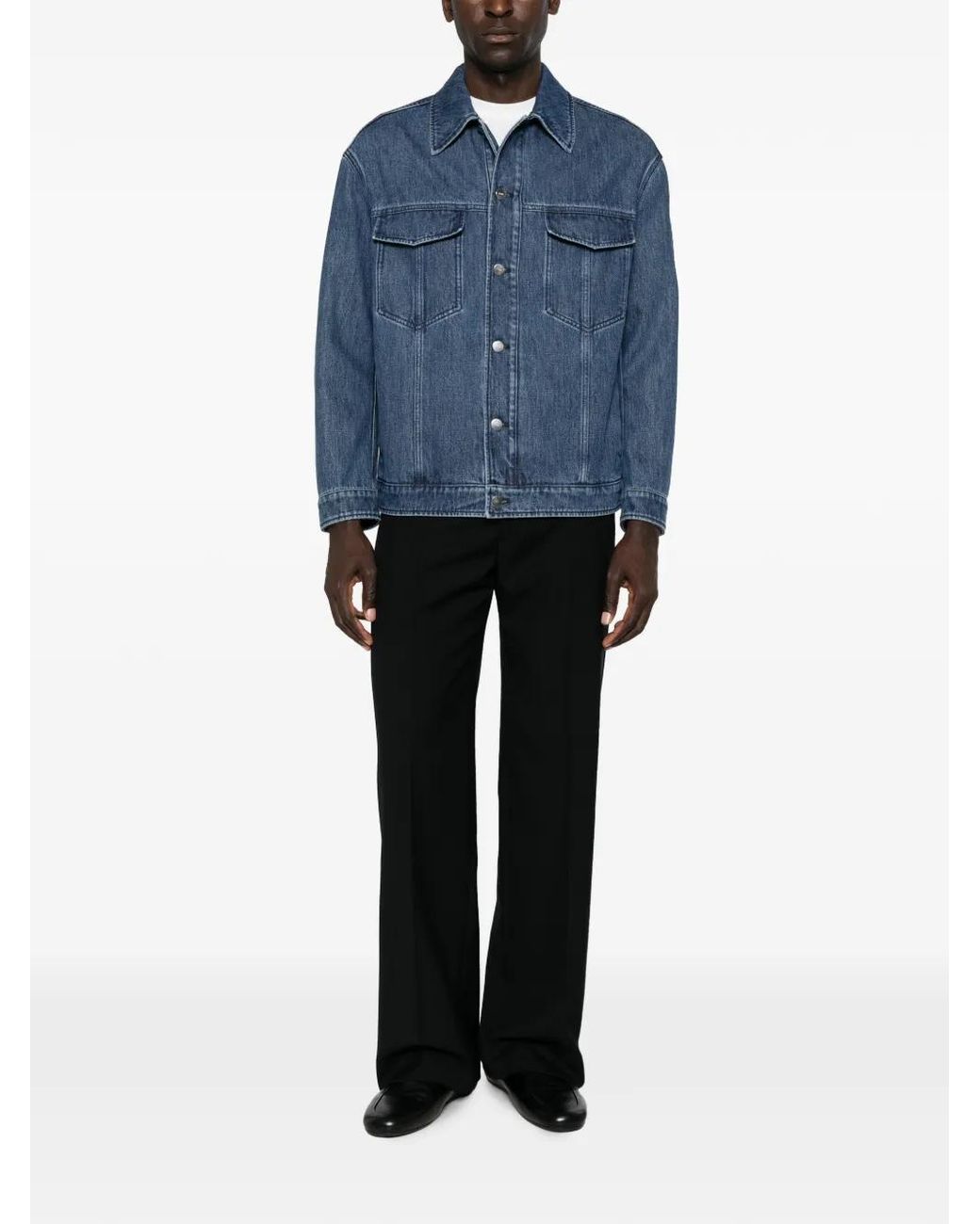 Fendi Blue Veste Jeans for men