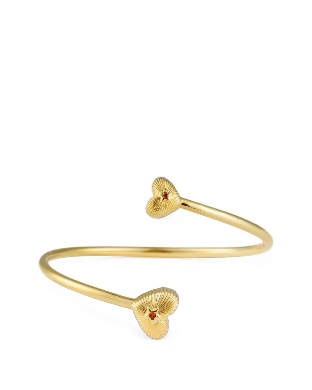 Eshvi Metallic Lucky Heart Bangle