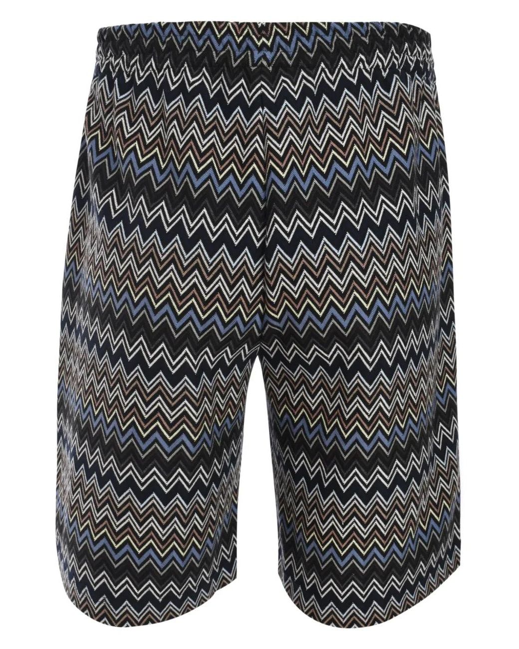 Missoni Gray Zigzag Shorts for men