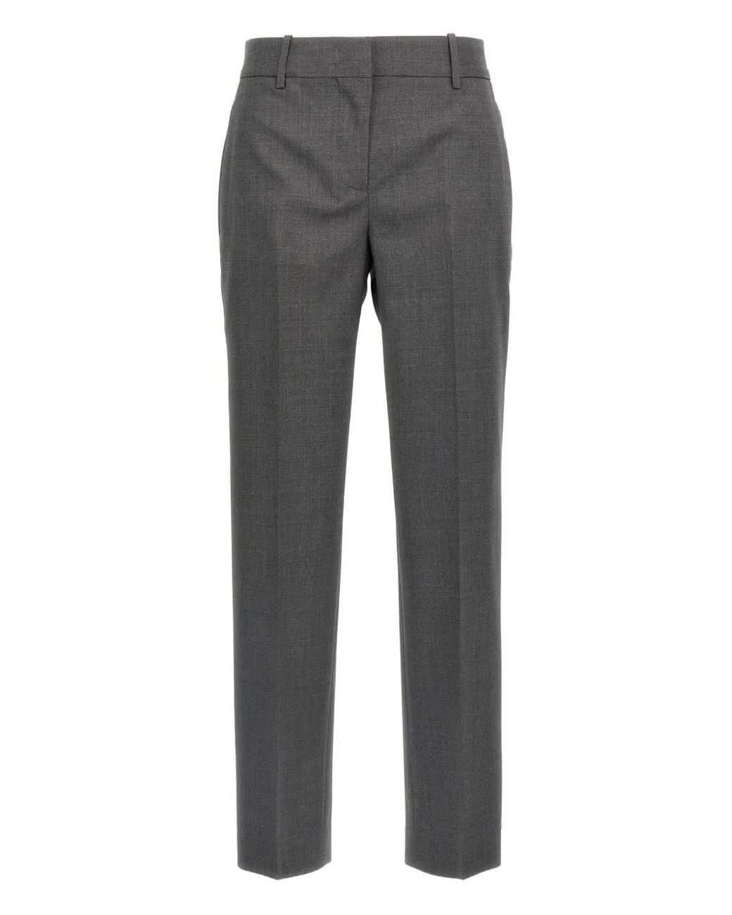 Ermanno Scervino Gray Wool Trousers