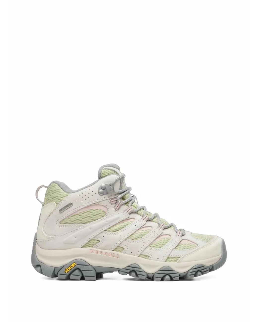 Merrell White Moab 3 Mid Waterproof Sneakers