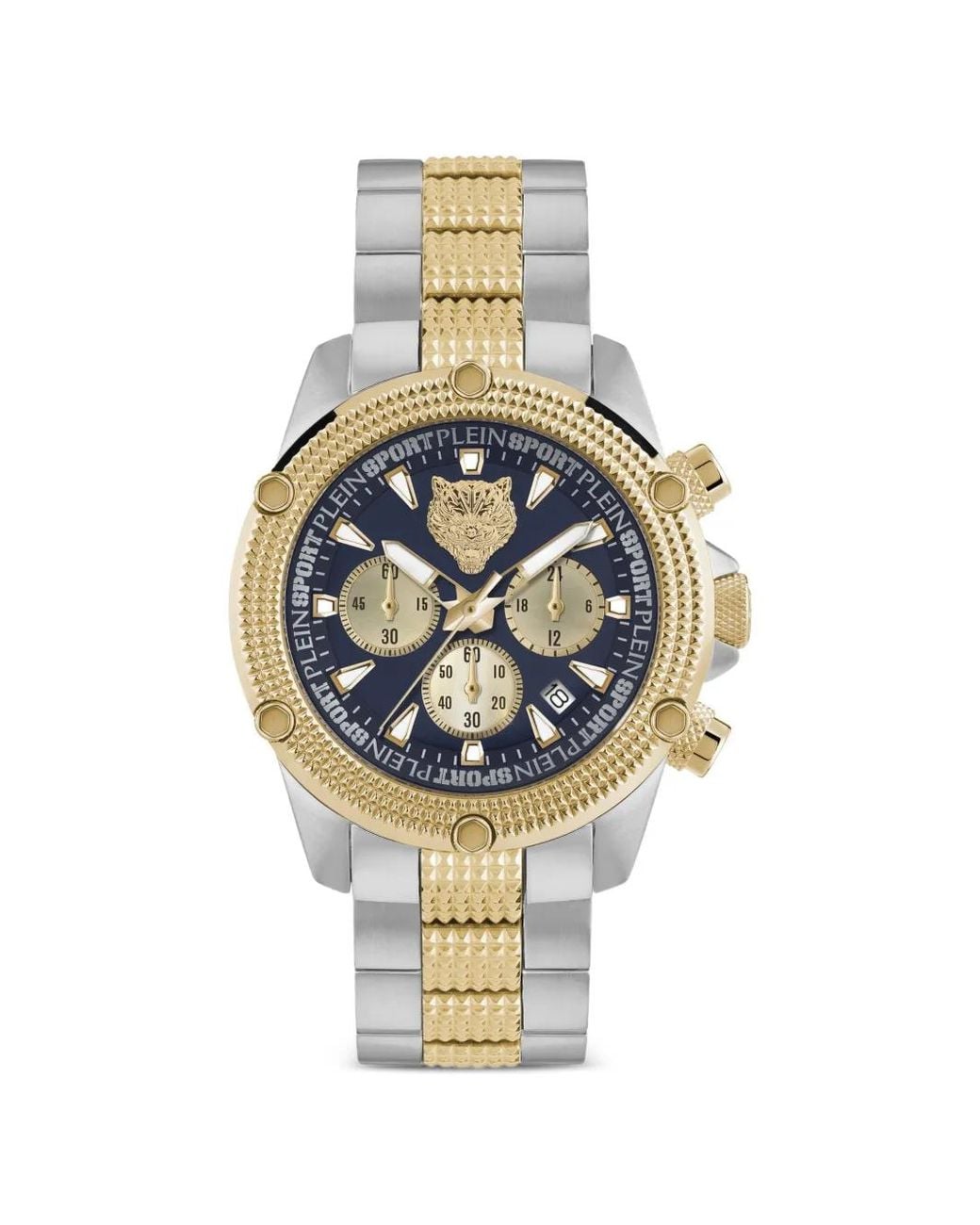 Philipp Plein Metallic Montre Hurricane Chrono 44 Mm for men