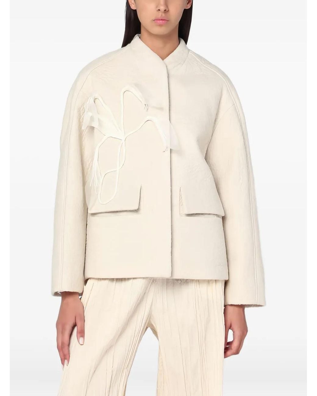 Mark Kenly Domino Tan Natural Single-Breasted Jacket