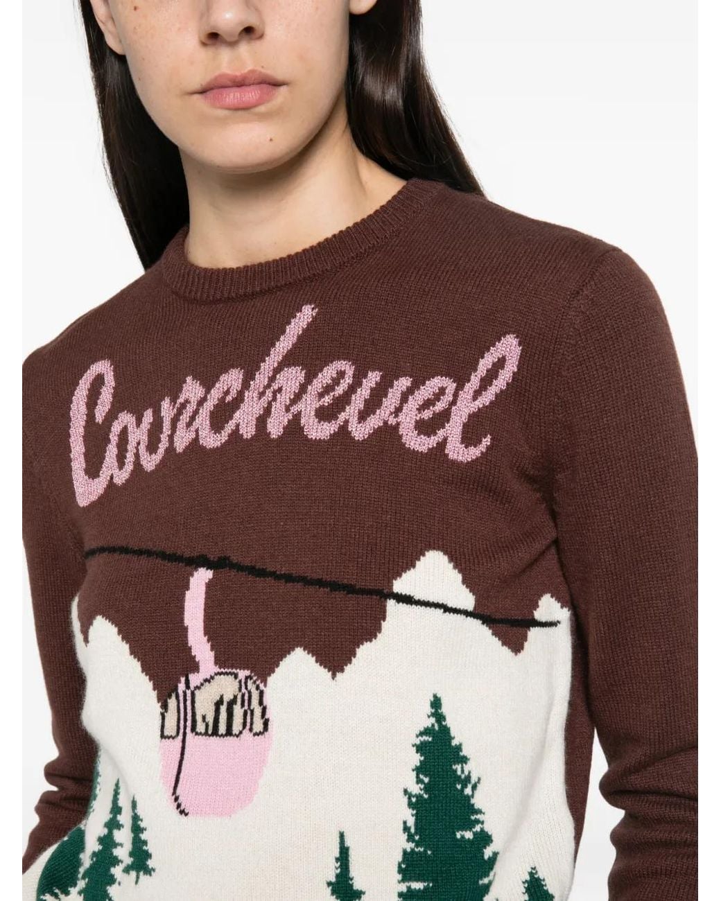 Mc2 Saint Barth Red New Queen Intarsia-Knit Sweater