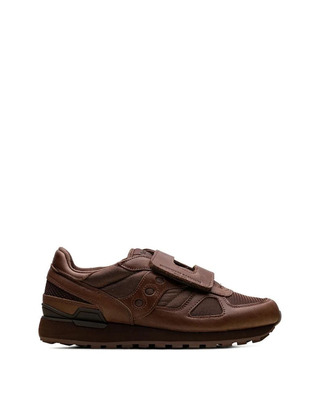 Saucony Brown Baskets Shadow Original À Fermetures Scratch for men